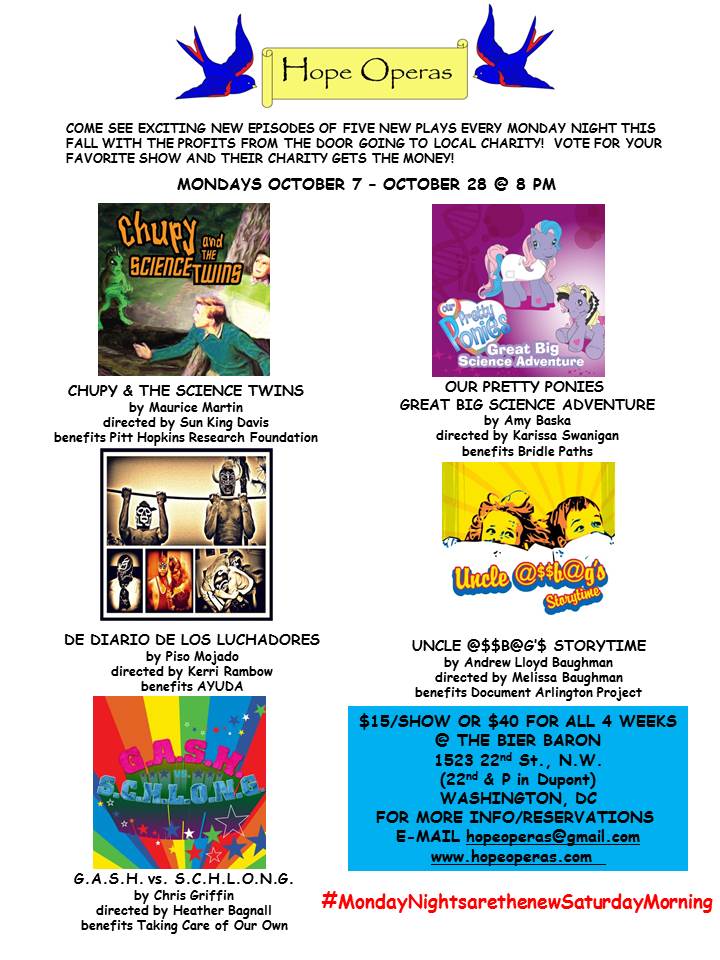 Hope Operas Returns with 5 New Shows Monday Nights in October by Chris Griffin
