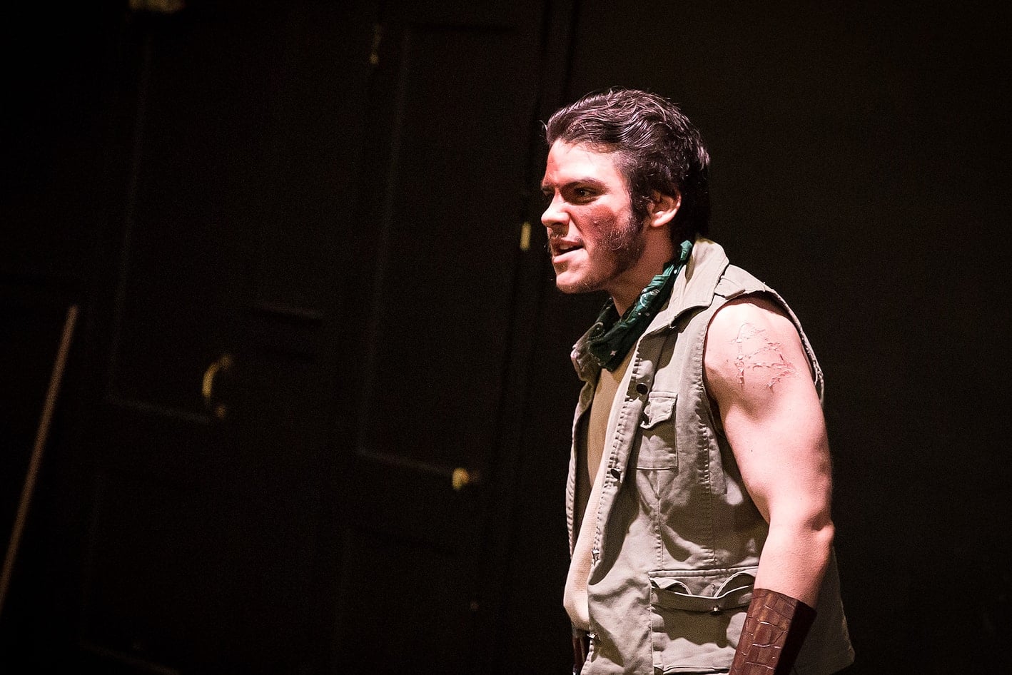 Robert Pike as Aufidius. Photo by Claire Kimball.