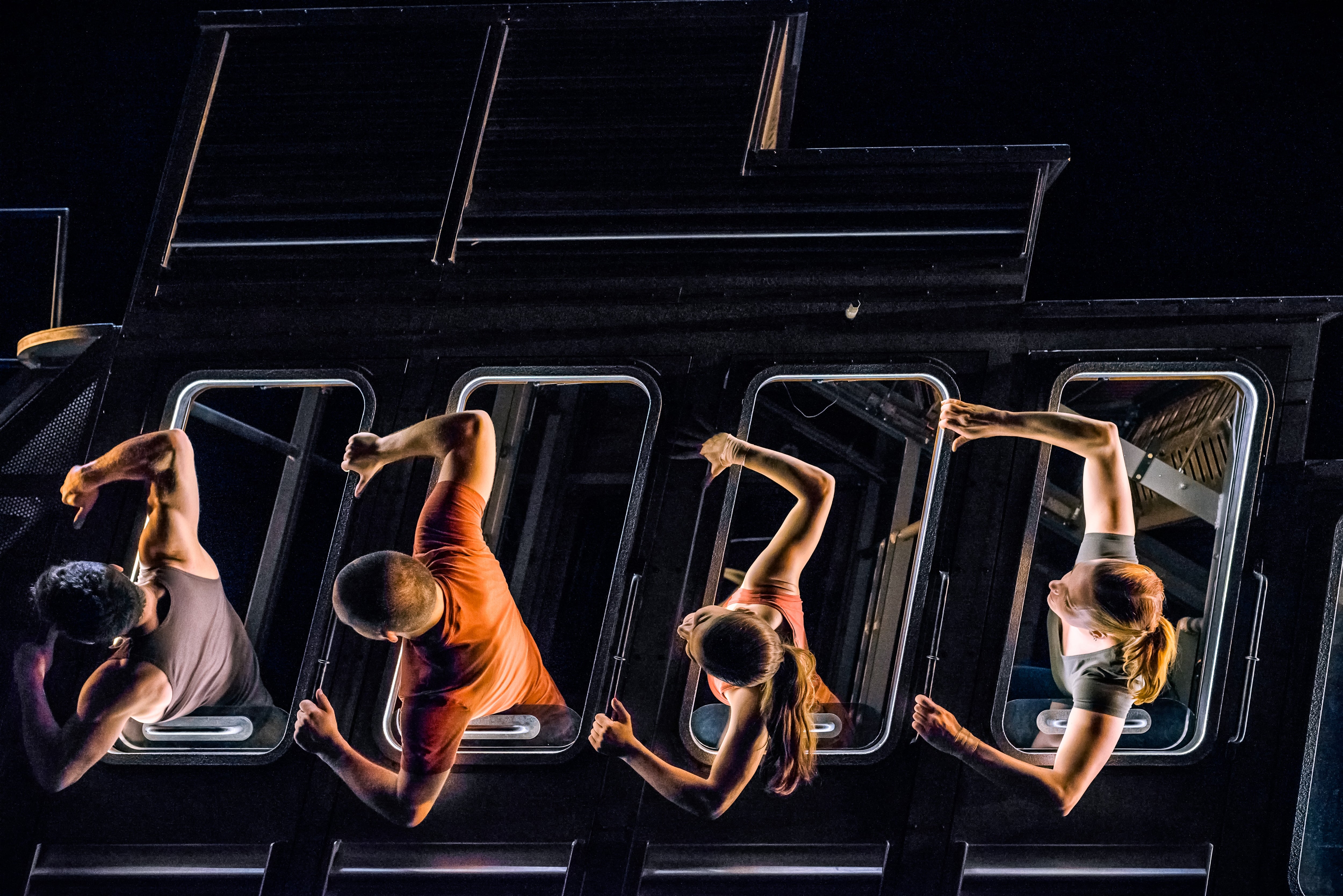 DIAVOLO performs Passengers (from L.O.S.T.). Photo by George Simian.