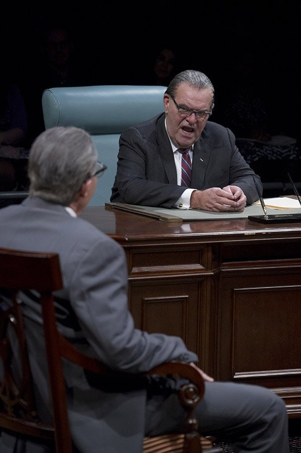 Jack Willis and Tom Wiggin in The Great Society. Photo by C. Stanley Photography.