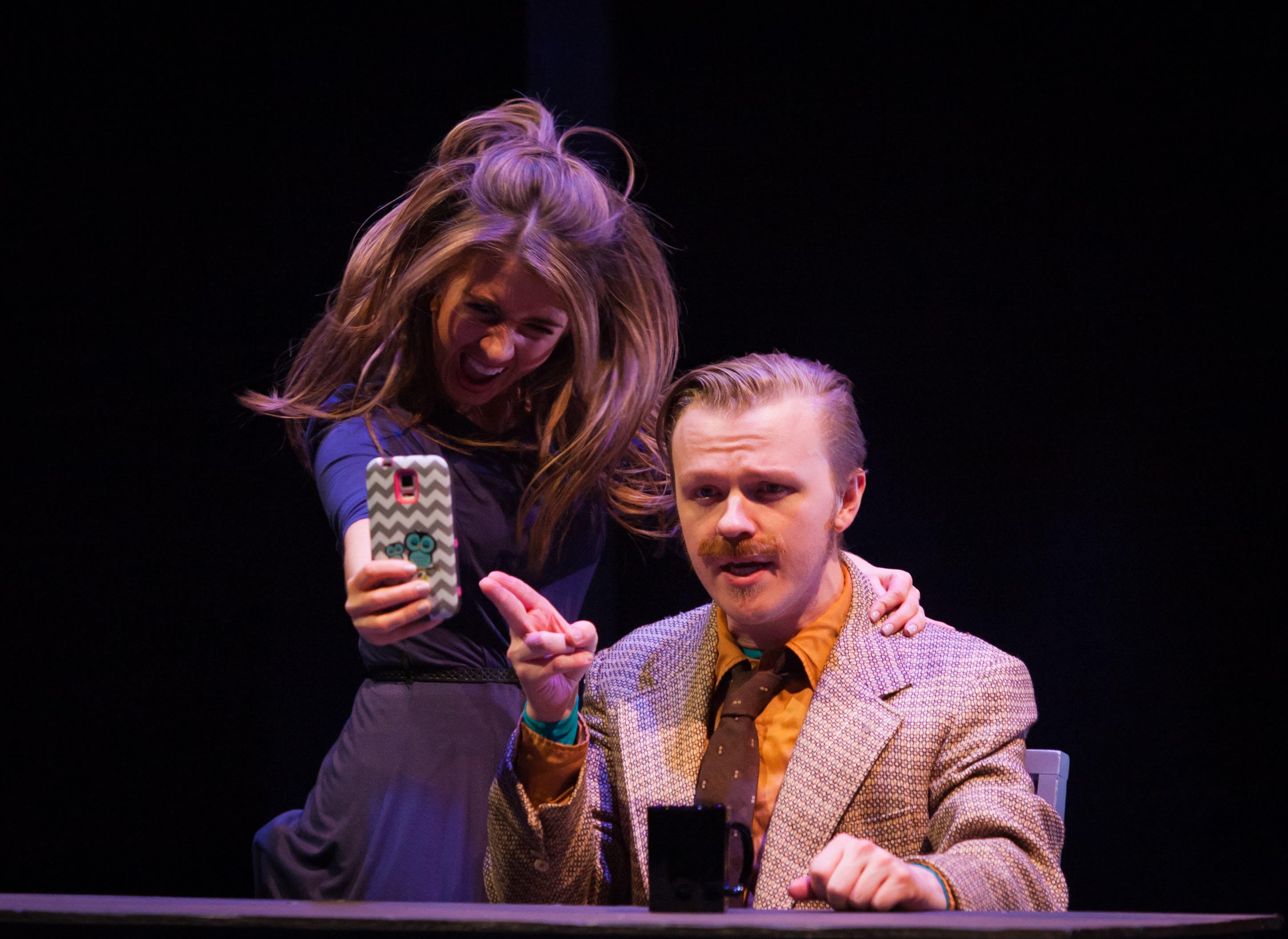 Tori Meyers and Seth Rosenke in It's the Rest of the World That Looks So Small. Photo Credit: Ryan Maxwell Photography