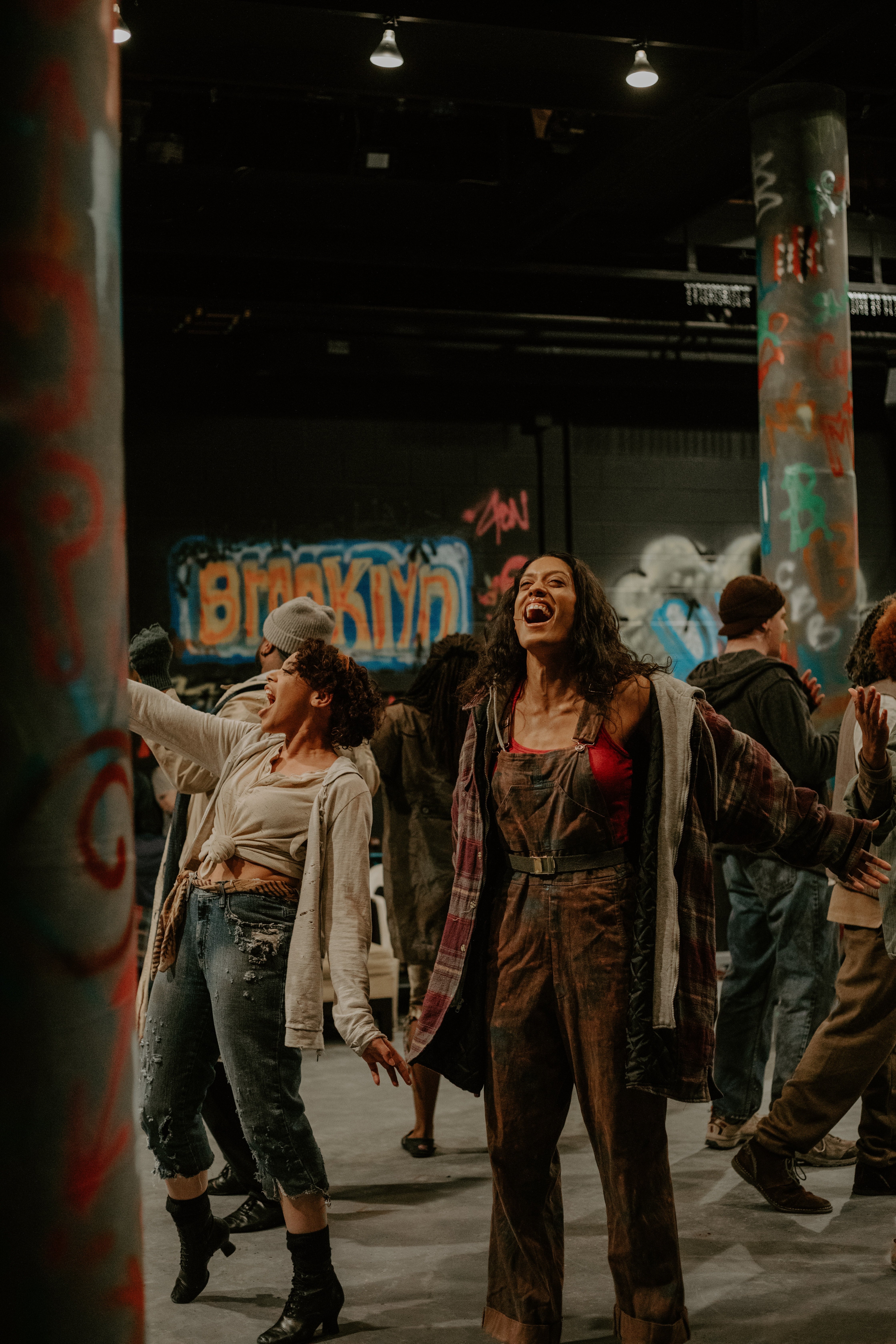 Amanda Leigh Corbett (Faith) and Briana Taylor (Brooklyn) in Brooklyn the Musical. Photo by RJ Pavel.