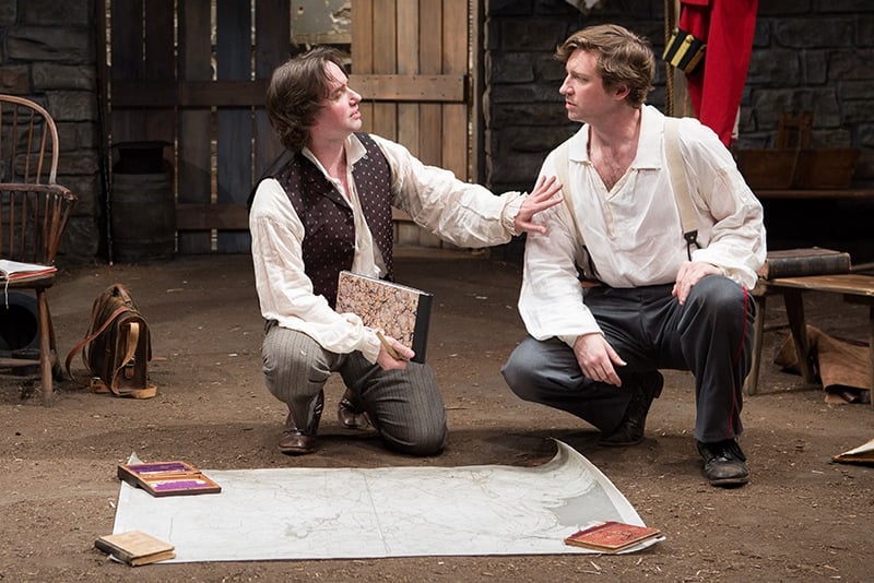 Erin Gann and Cary Donaldson in Translations. Photo by Teresa Wood.