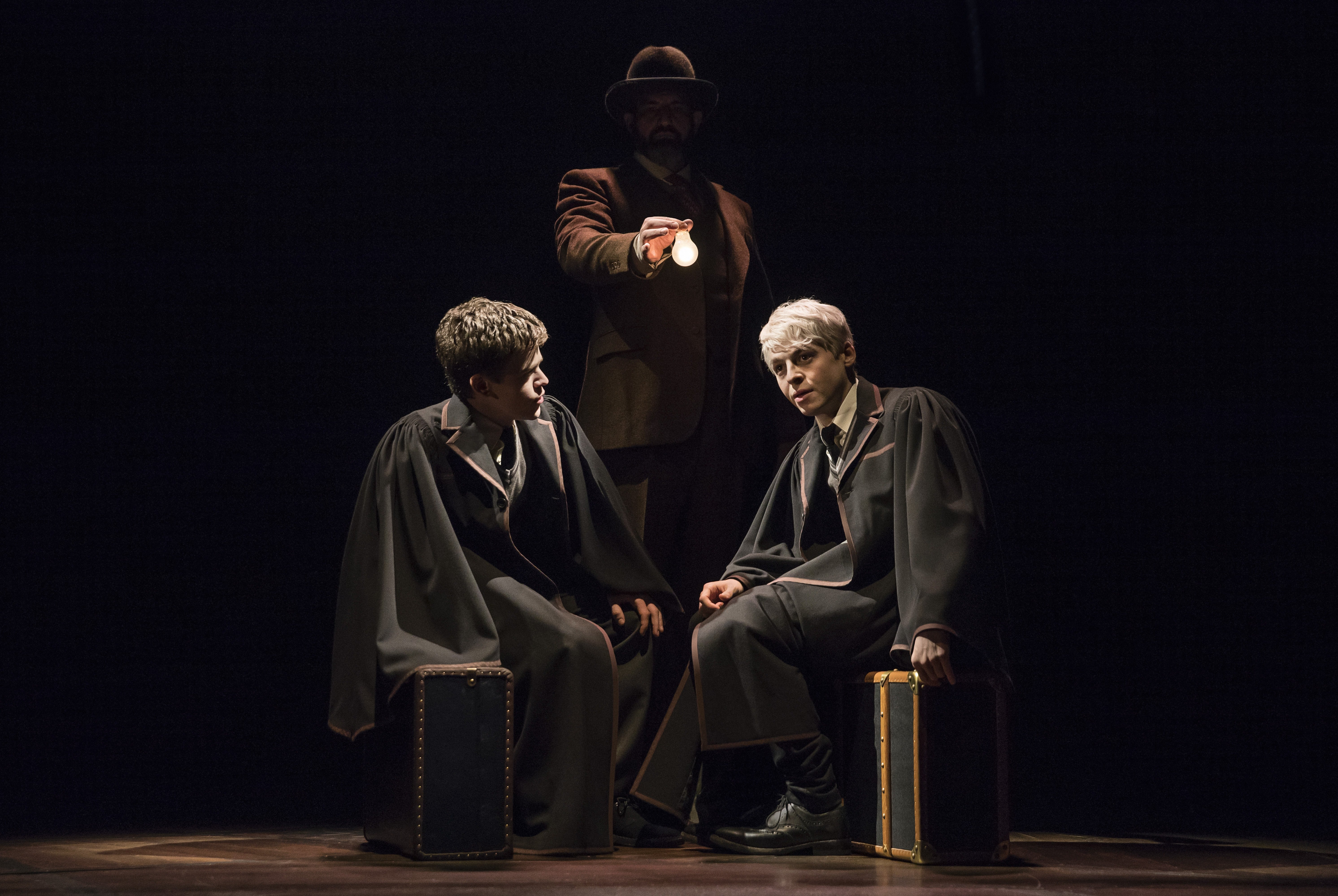 Sam Clemmett, Brian Abraham, and Anthony Boyle. Photo by Matthew Murphy.