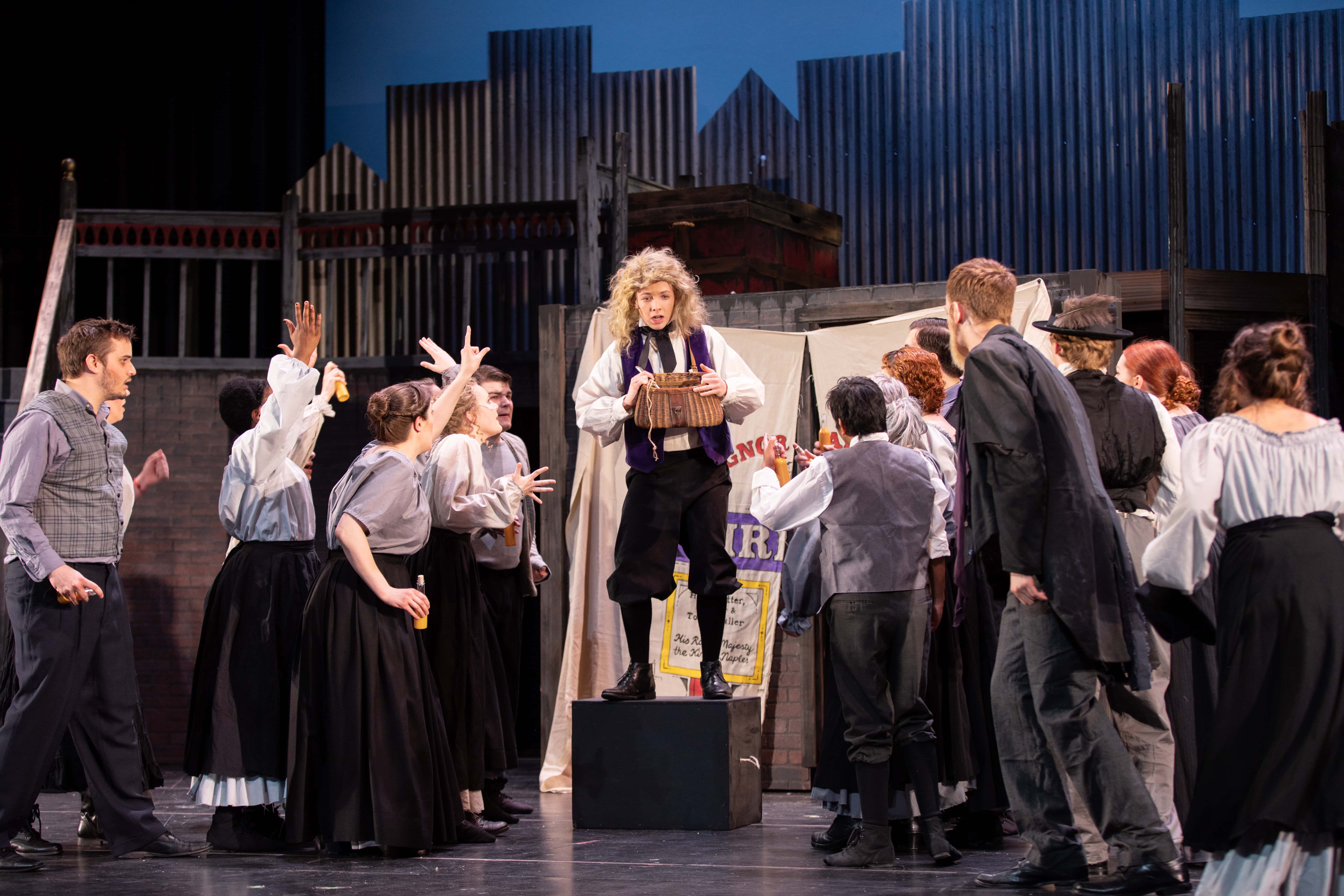 The Arlington Players' Sweeney Todd runs through April 28 at Thomas Jefferson Theatre. Photo by Peter Hill.