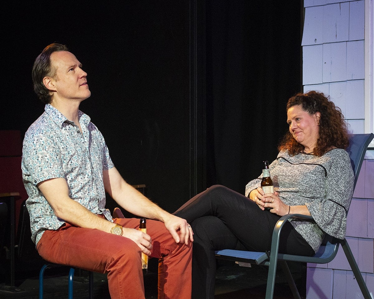 Pictured L-R: Ron Ward, Laura Stark. Photo by Joe Williams. 
