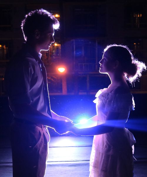 Tony and Maria in The Highwood Theatre's production of West Side Story. Photo courtesy of Matthew Nicola/The Highwood Theatre.