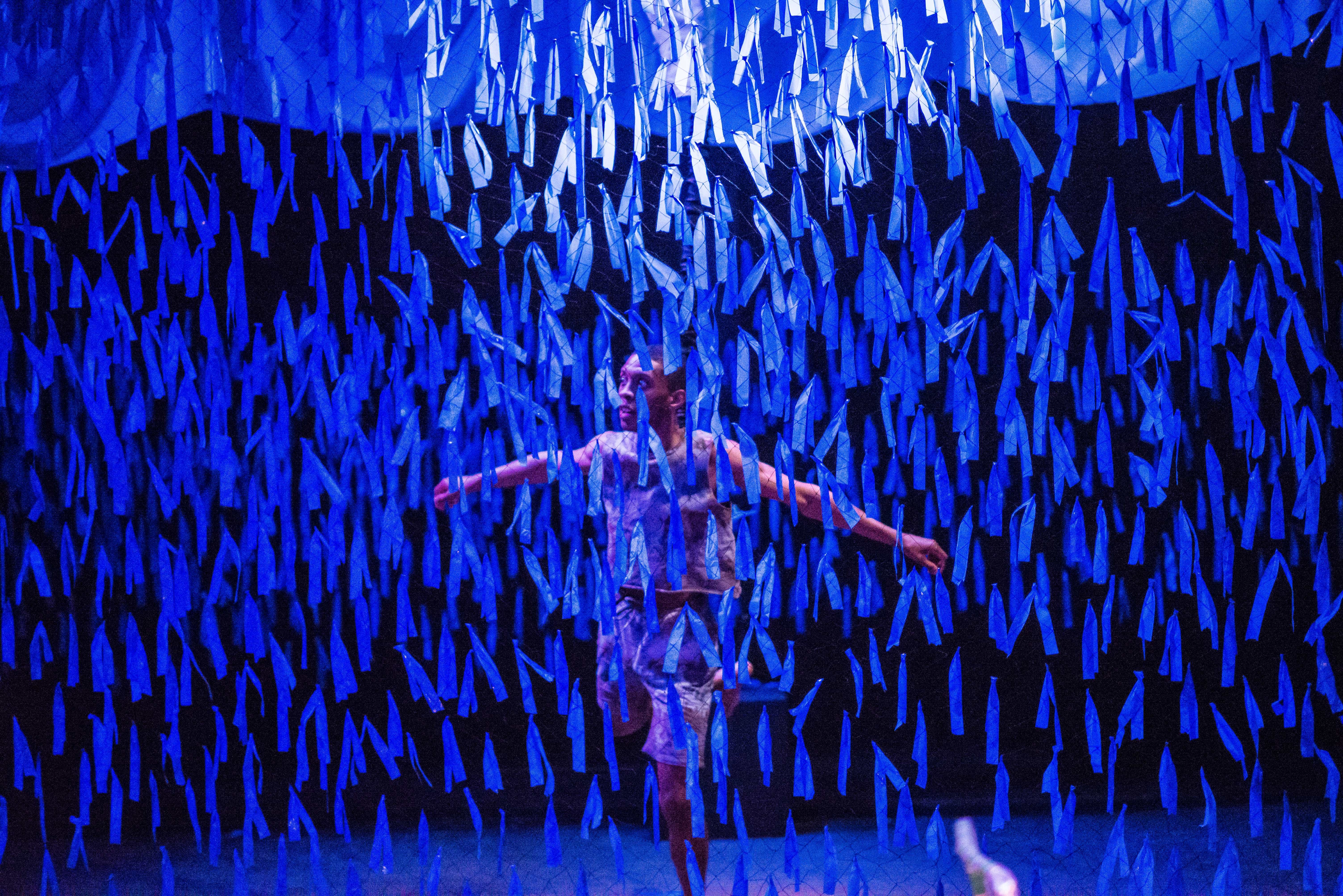 Nate Shelton in "Swimming with Whales" at 1st Stage. The show runs through June 24, 2018 in Tysons Corner. Photo by DJ Corey.