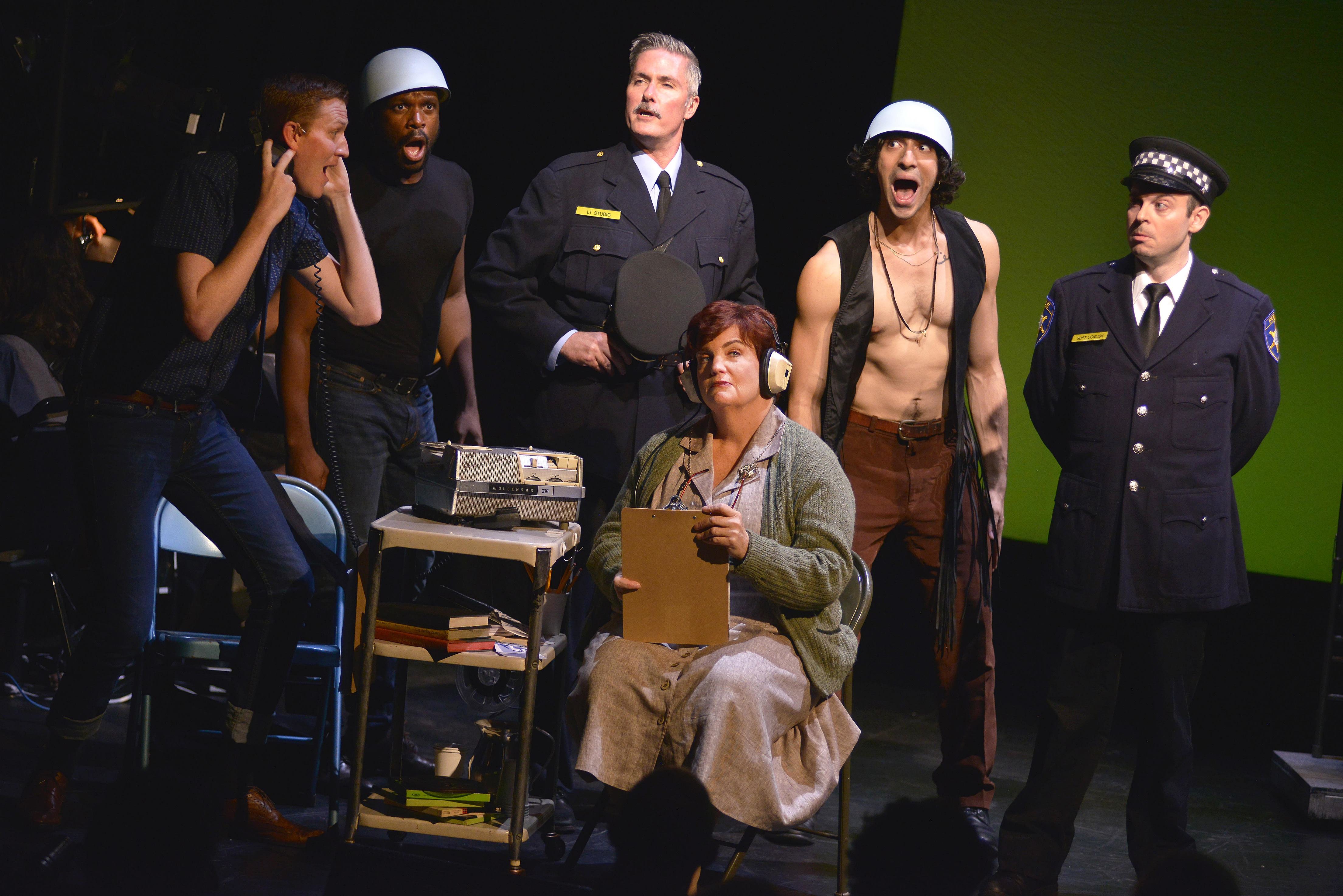Jeremy Konopka, Uton Evan Onyejekwe, Bob Gaynor, Mary Callanan, Joe Joseph, and Jonathan Spivey. Photo by Michael Kushner.