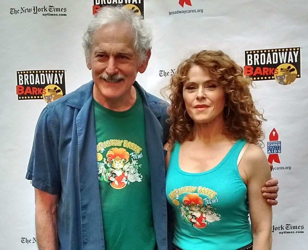 Victor Garber and Bernadette Peters.