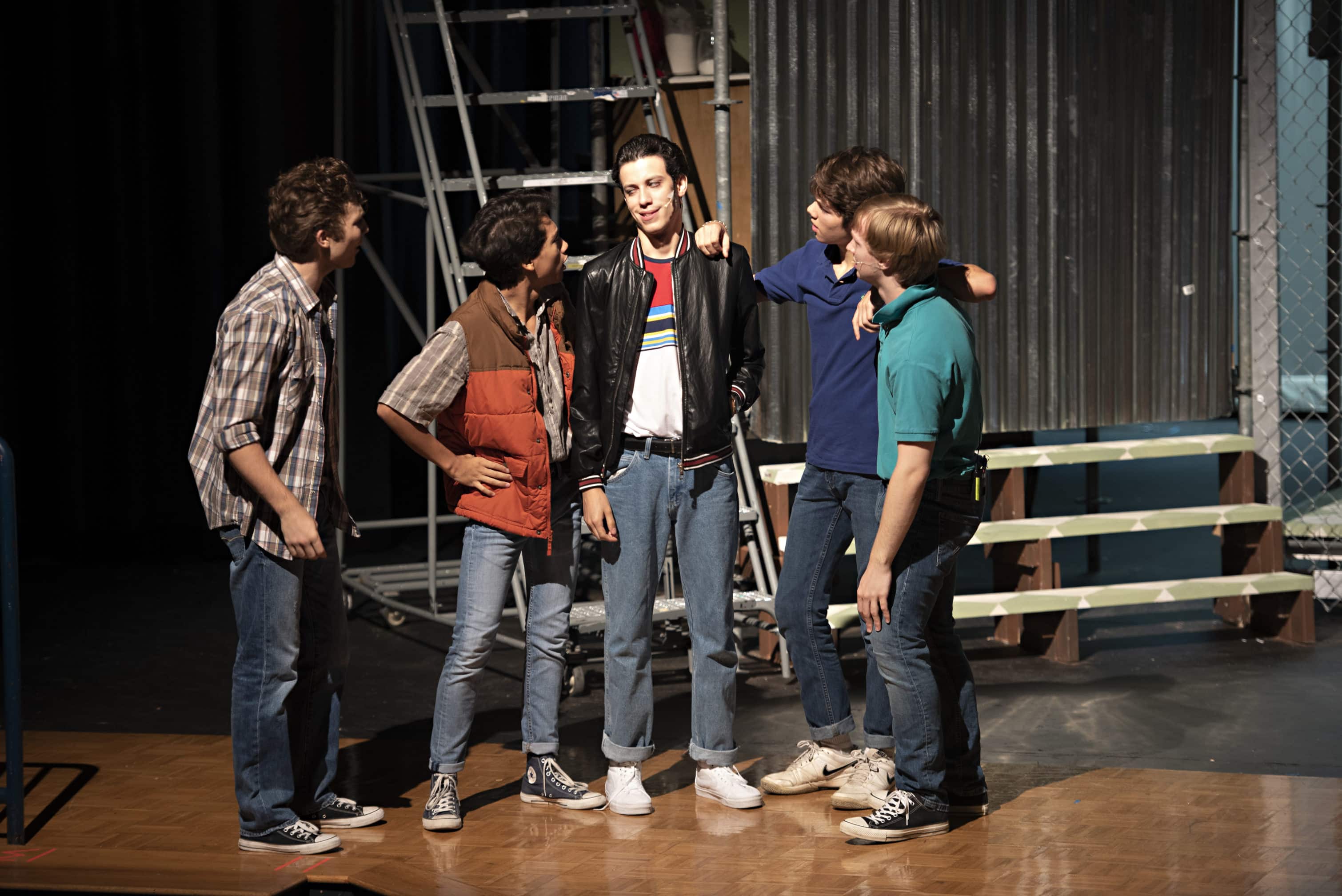 Peter Moses as Ren in City of Fairfax Theatre Company's Footloose. Photo by Julia MacInnis.
