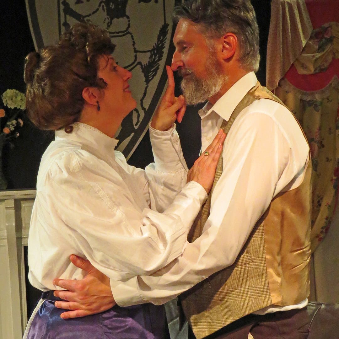 Engaging Shaw, by Best Medicine Rep Theater Company, plays through September 30. Photo courtesy of Best Medicine Rep.