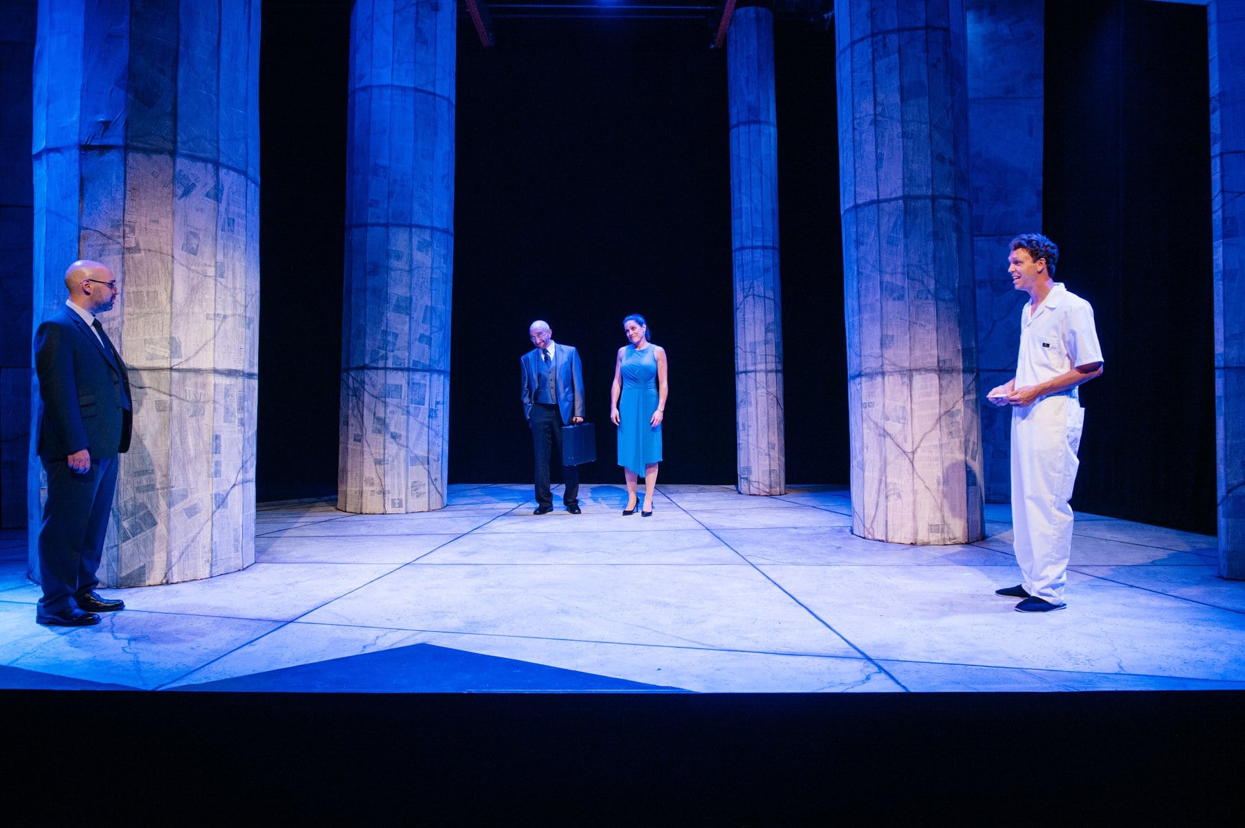 The cast of Lincolnesque, now playing at the Keegan Theatre. Photo by Cameron Whitman Photography.