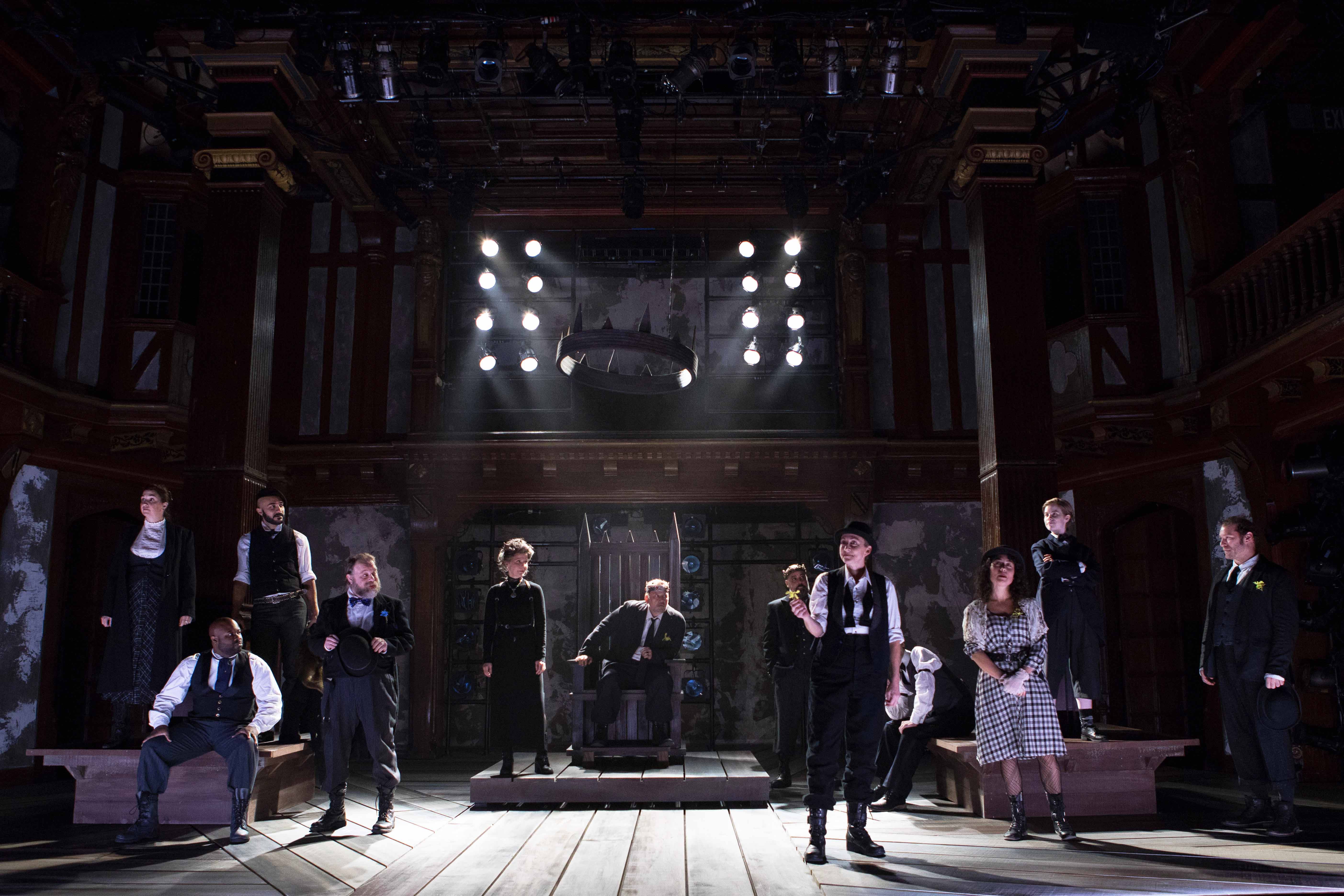 The Cast of King John at Folger Theatre. Photo by Teresa Wood