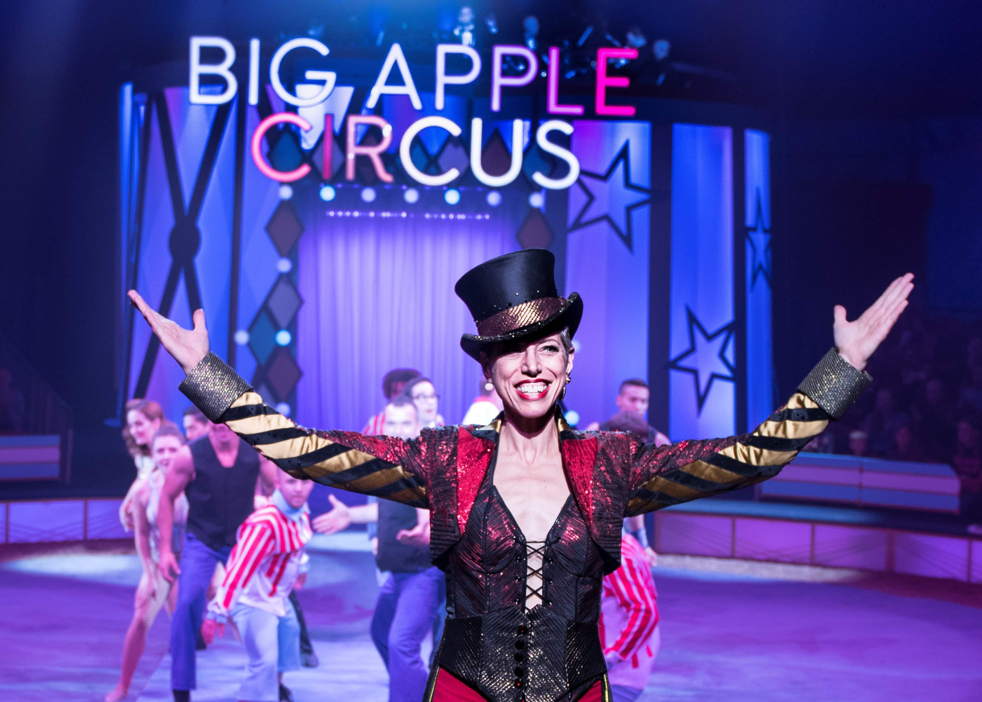 Ringmaster Stephanie Monseu and company. Photo by Juliana Crawford. 