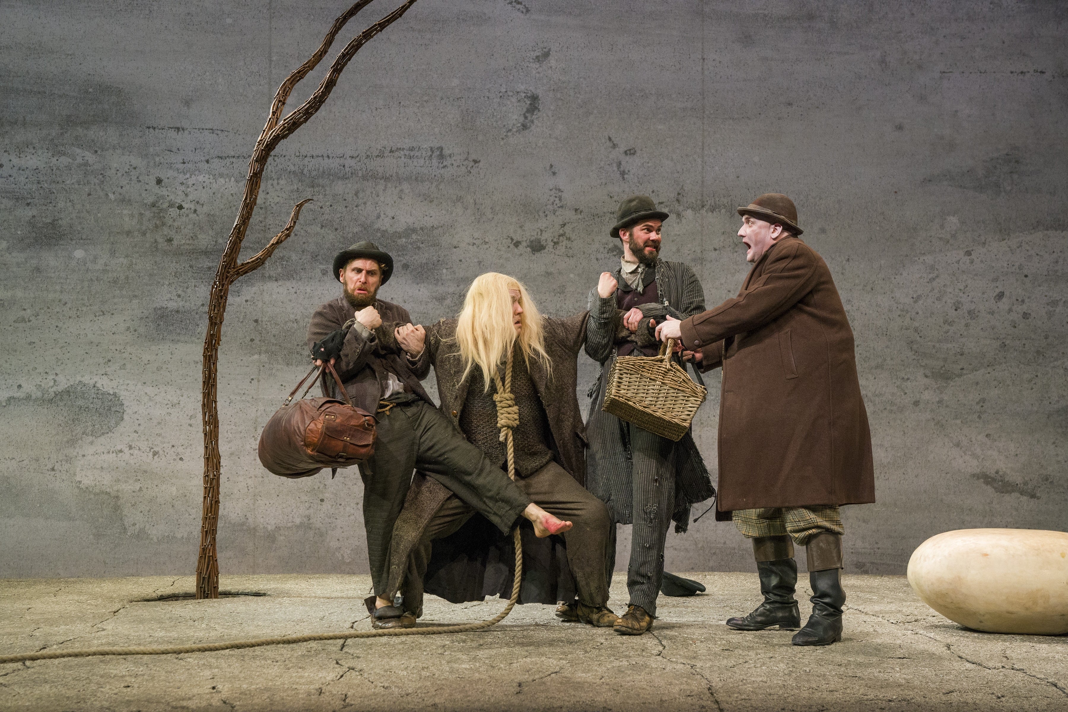 Aaron Monaghan, Garrett Lombard, Marty Rea, and Rory Nolan. Photo by Richard Termine.
