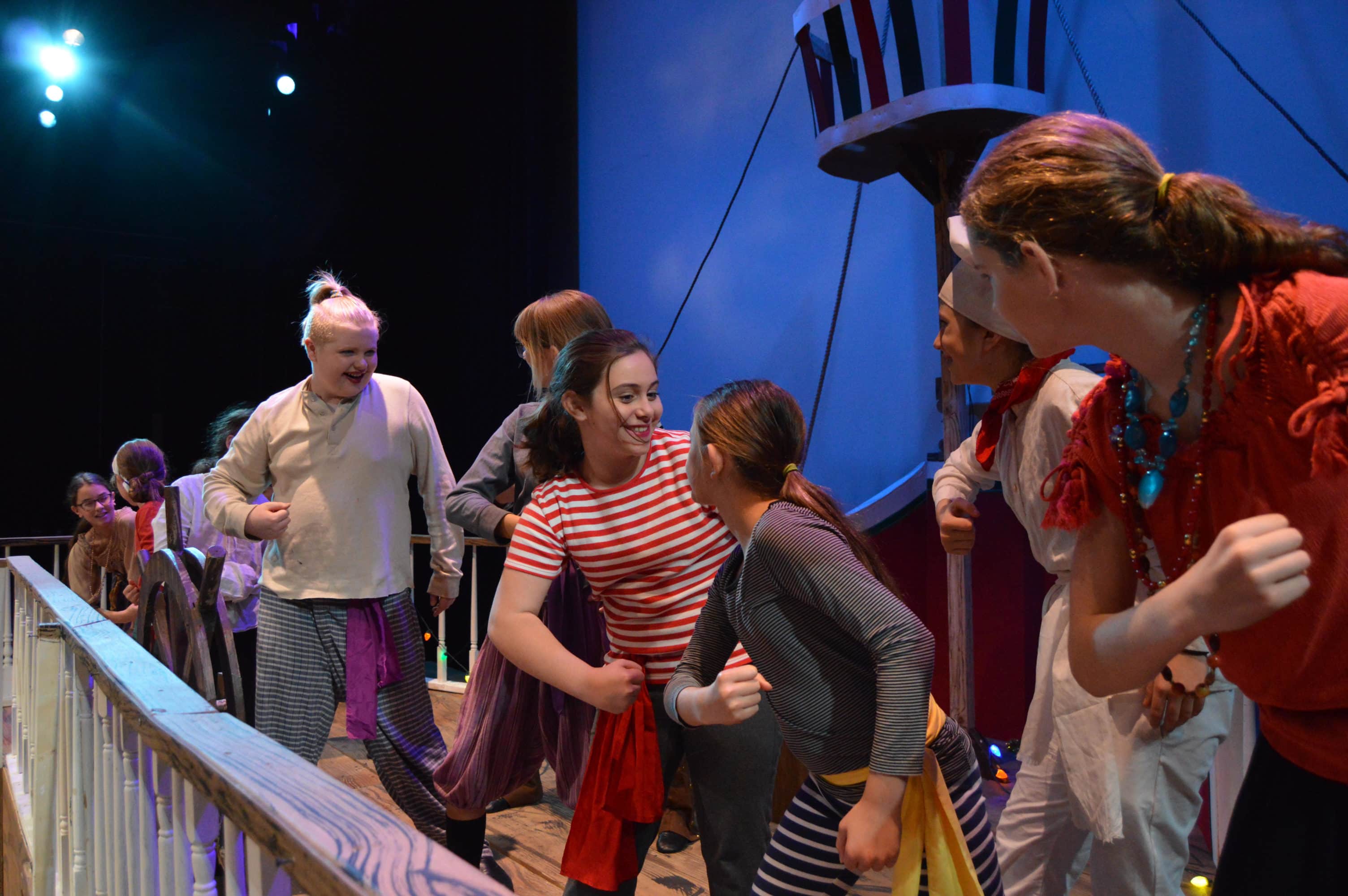 The cast of 'Jingle ARRGH the Way.' Photo by Aileen Pangan Christian.