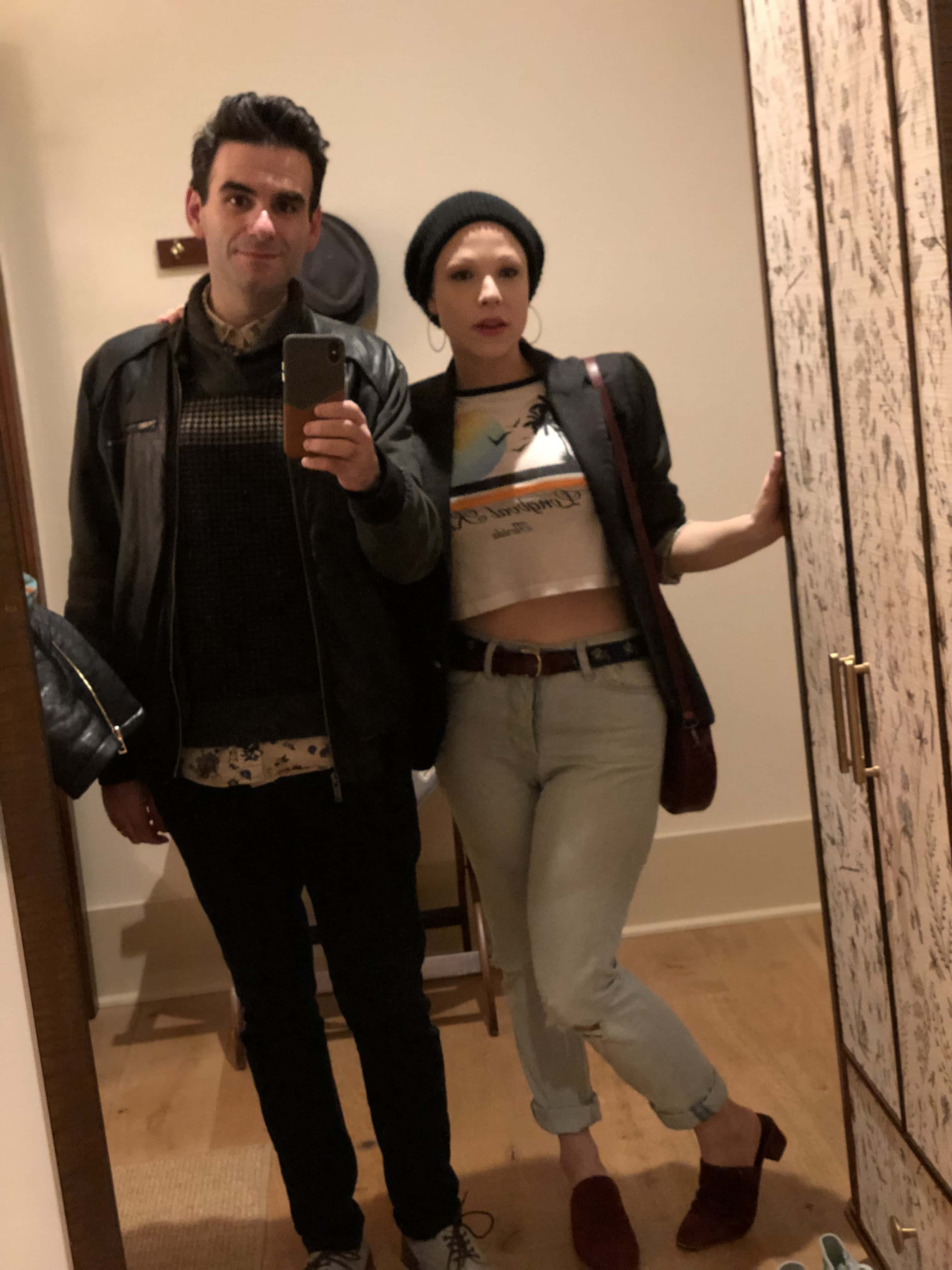 Joe Iconis and Lauren Marcus. Photo by Joe Iconis.