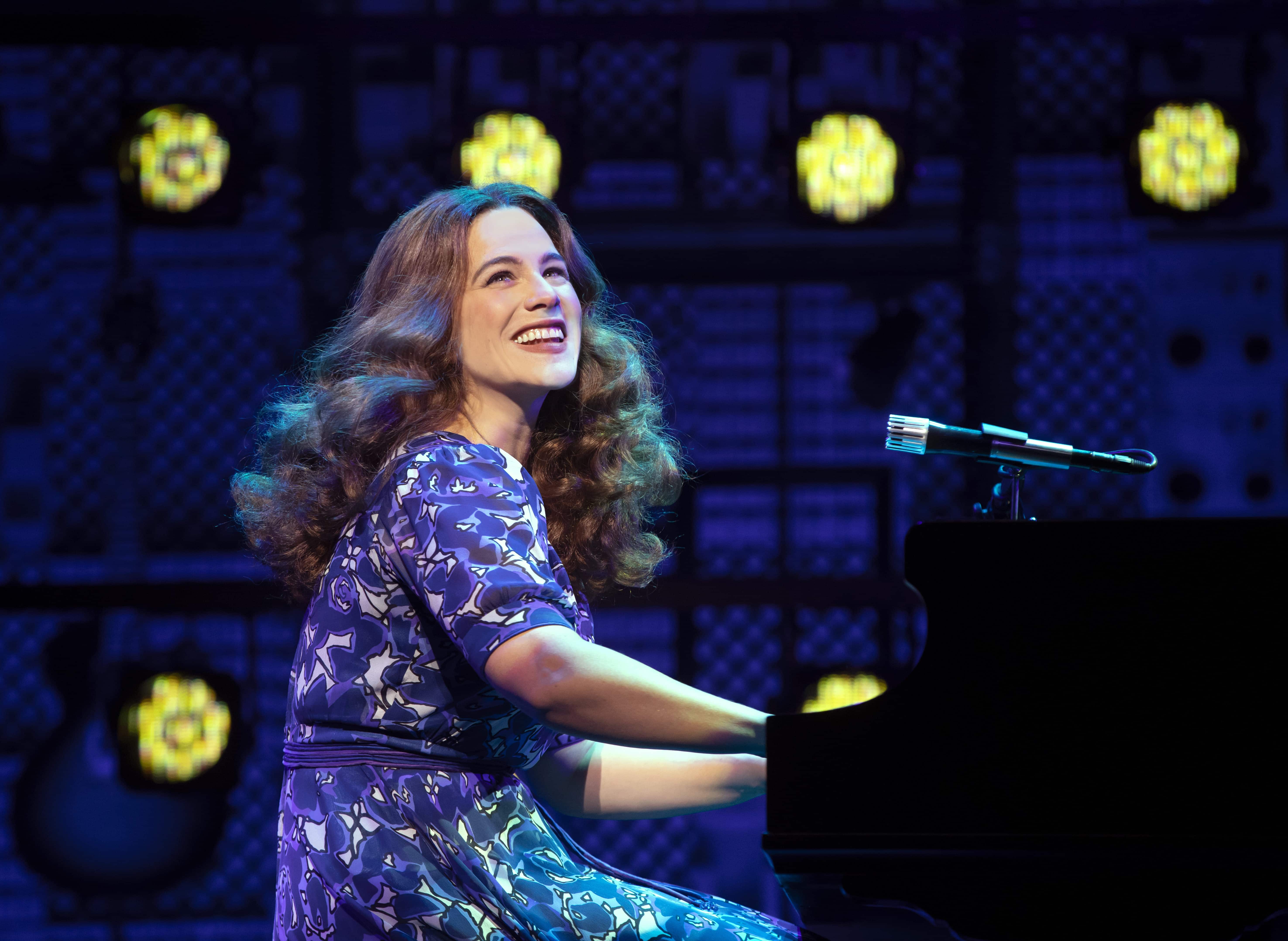 Sarah Bockel as Carole King. Photo by Joan  Marcus