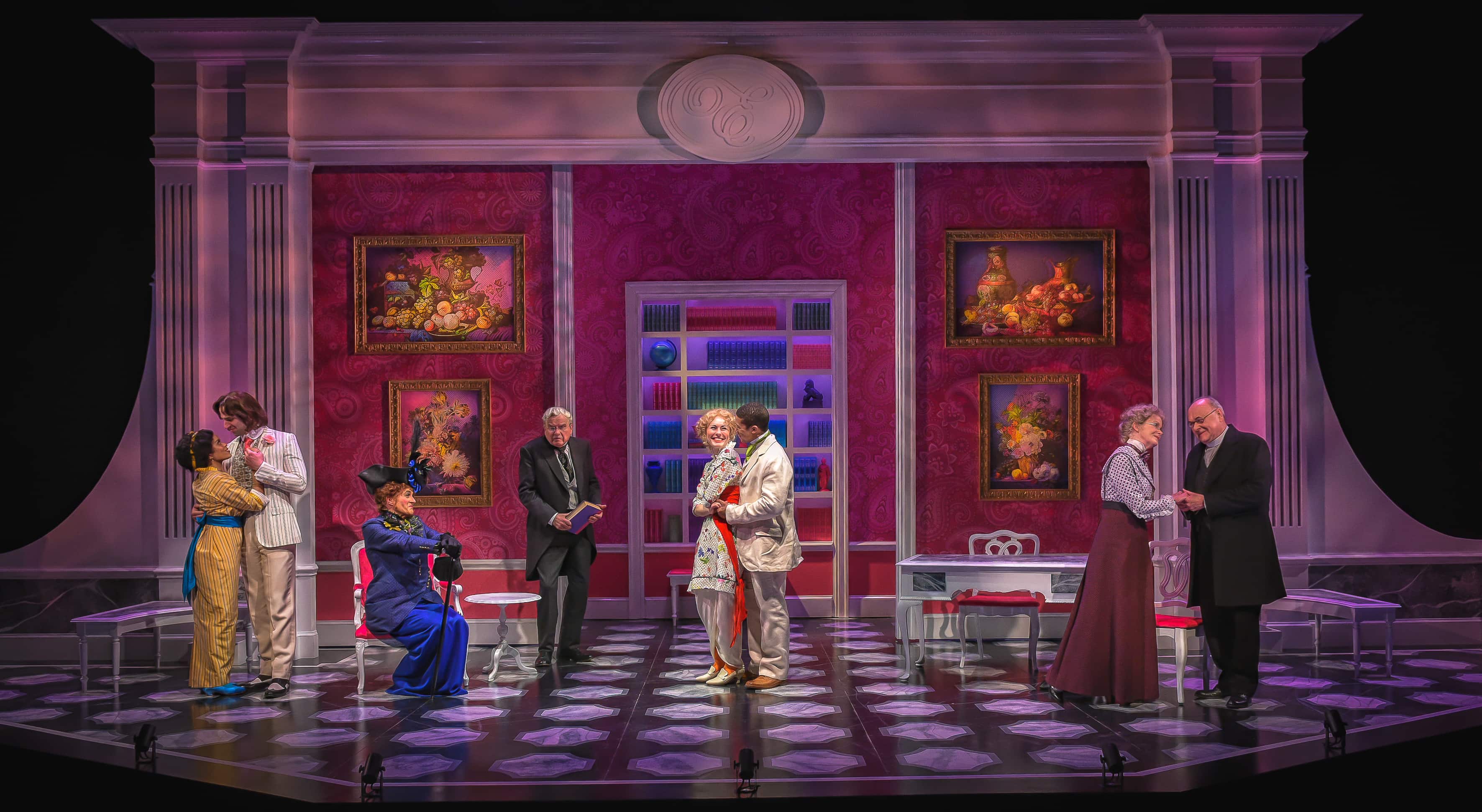 The cast of The Importance of Being Earnest. Photo by ClintonBPhotography