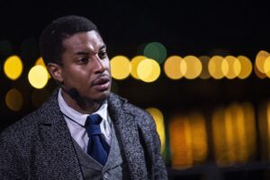 Gary Perkins III as Frederick Douglass in The Frederick Douglass Project. Photo by Teresa Castracane.