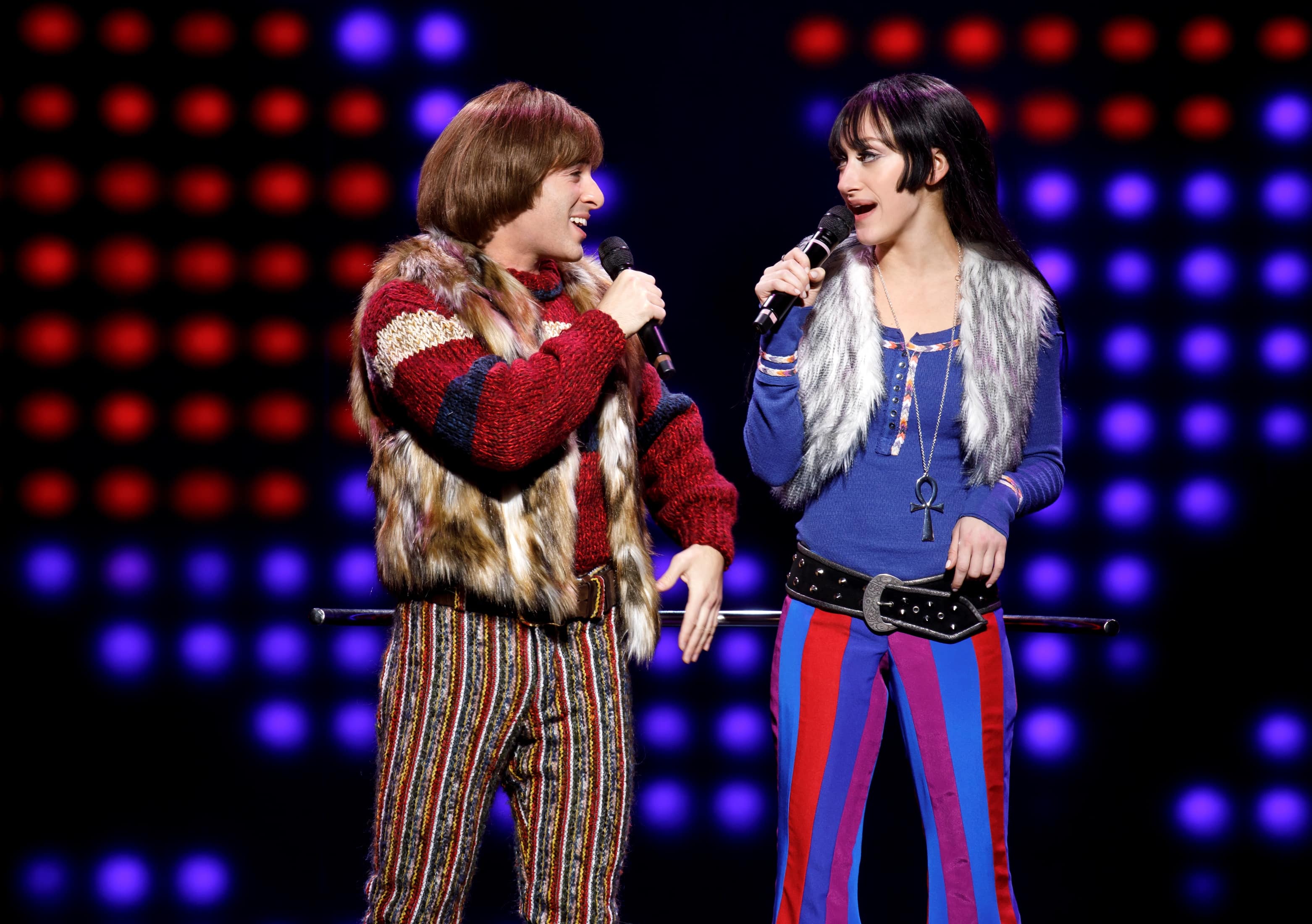 Jarrod Spector and Micaela Diamond. Photo by Joan Marcus.