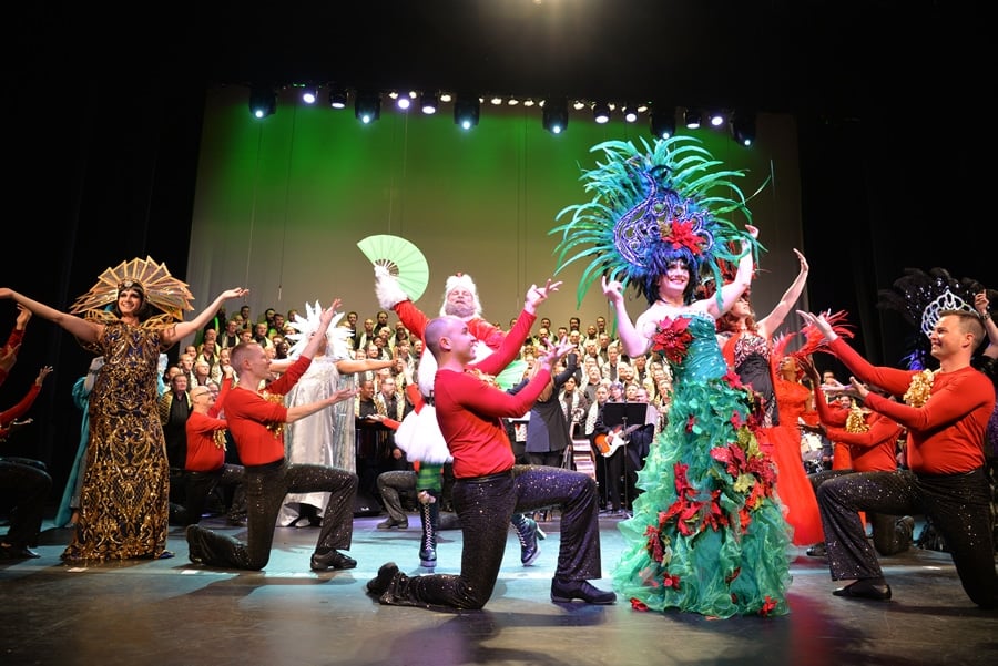The Gay Men's Chorus of Washington, DC Holiday Show. Photo by Michael Key. 
