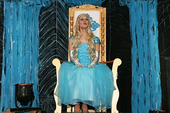 Frosted: A Traditional British Panto, presented by The British Players, runs through December 16 at Kensington Town Hall. Photo courtesy of The British Players.