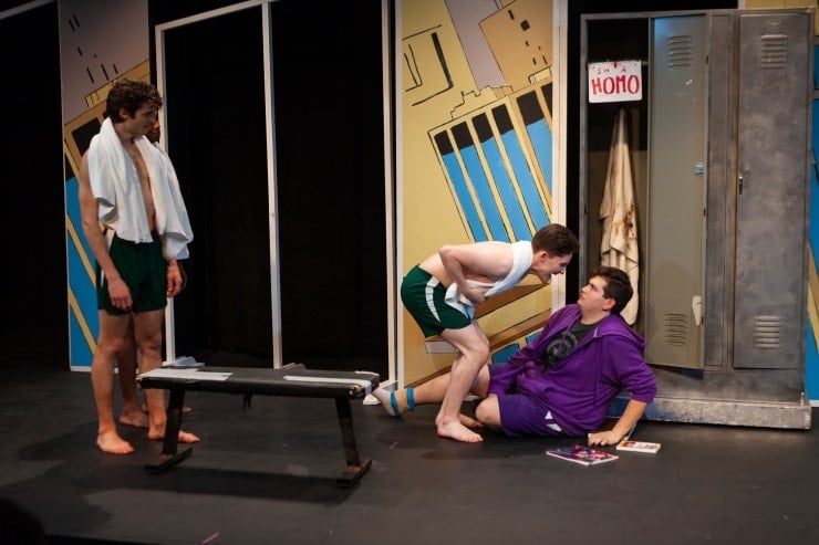 Zachary Gault and Keith Weiss (right), with CJ DiOrio and Keno Golaub (left). Photo by Mikiodo.