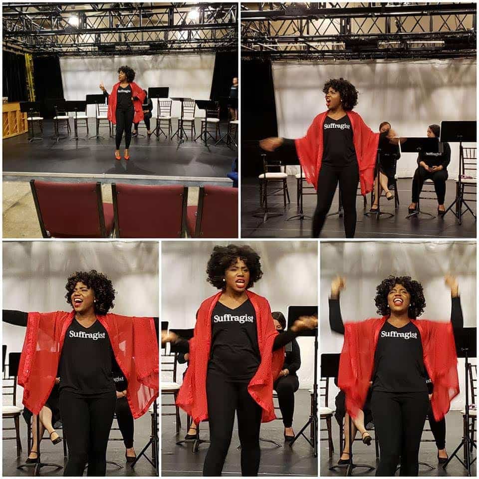 Debora Crabbe at a Workhouse production of '19.' Photo by Millicent Scarlett-Smith.
