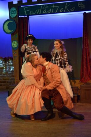 Ilyana Rose and Lauren Sutton (back row) and Rachel Hogan and Luis “Matty” Montes (front row). Photo by Michael deBlois.