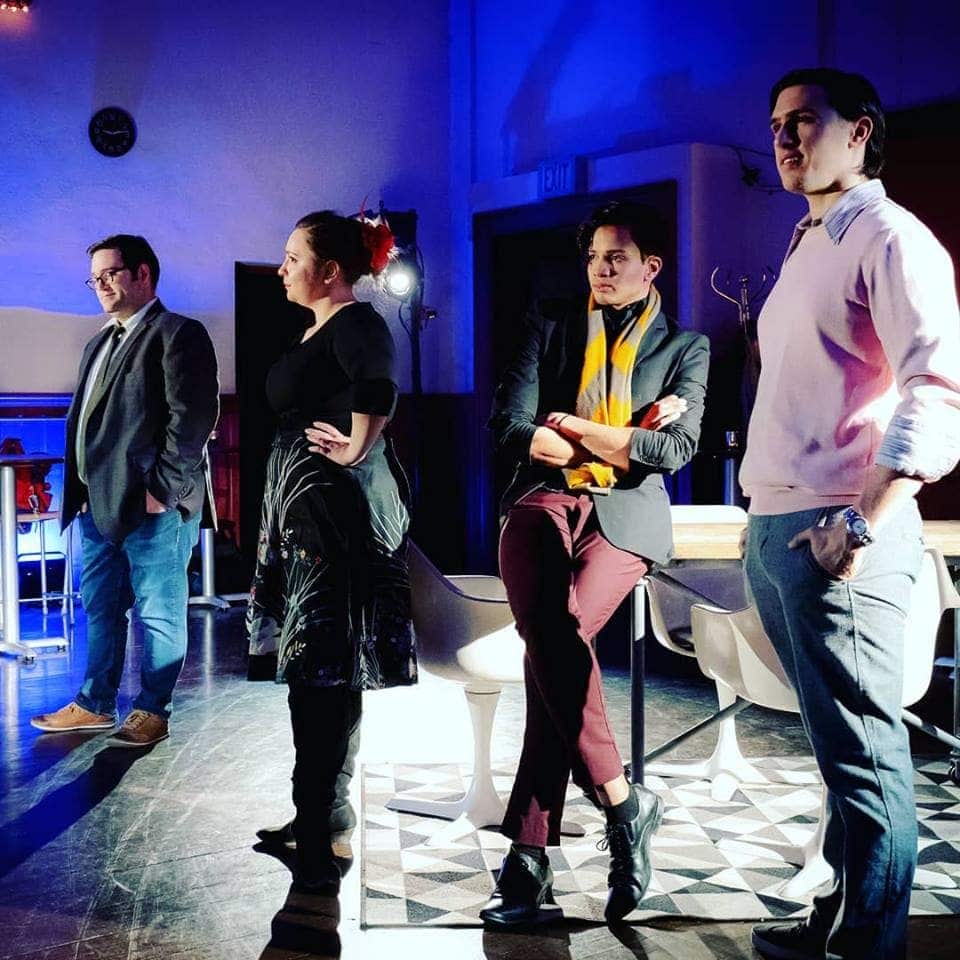 The cast of 'Company' at Stillpointe Theatre. Photo courtesy of Stillpointe Theatre. 