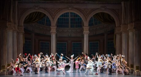 A scene from Alexei Ratmansky’s Harlequinade. Photo: Doug Gifford.