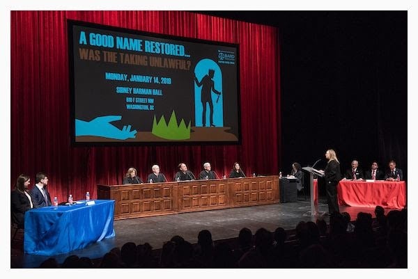 STC 2019 Mock Trial. Photo courtesy of Shakespeare Theatre Company.