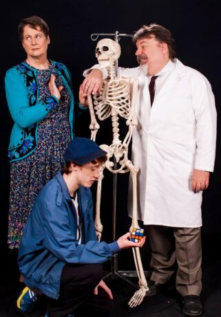 L-R: Jean Berard, Drew Sharpe, and Bill Fellows in 'The Merry Wives of Windsor' at the Colonial Players of Annapolis. Photo by Colburn Images.