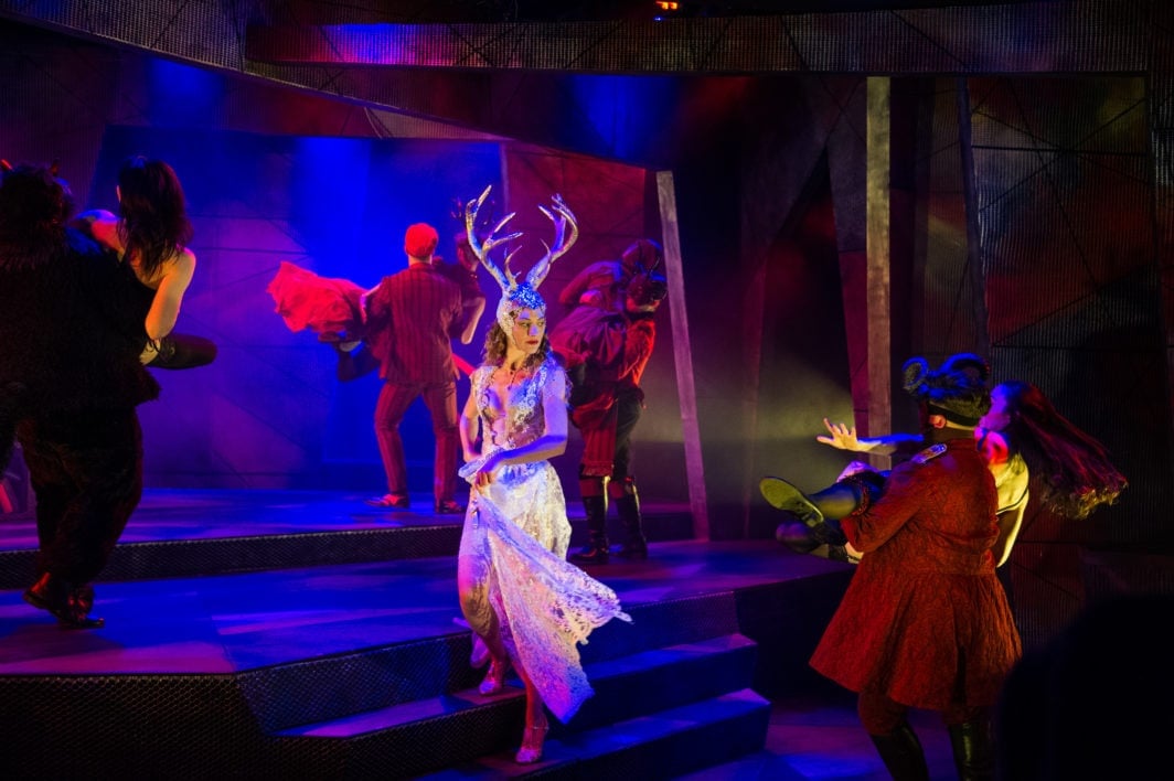 Amanda Forstrom and the cast of The Master and Margarita. Photo courtesy of Constellation Theatre Company.