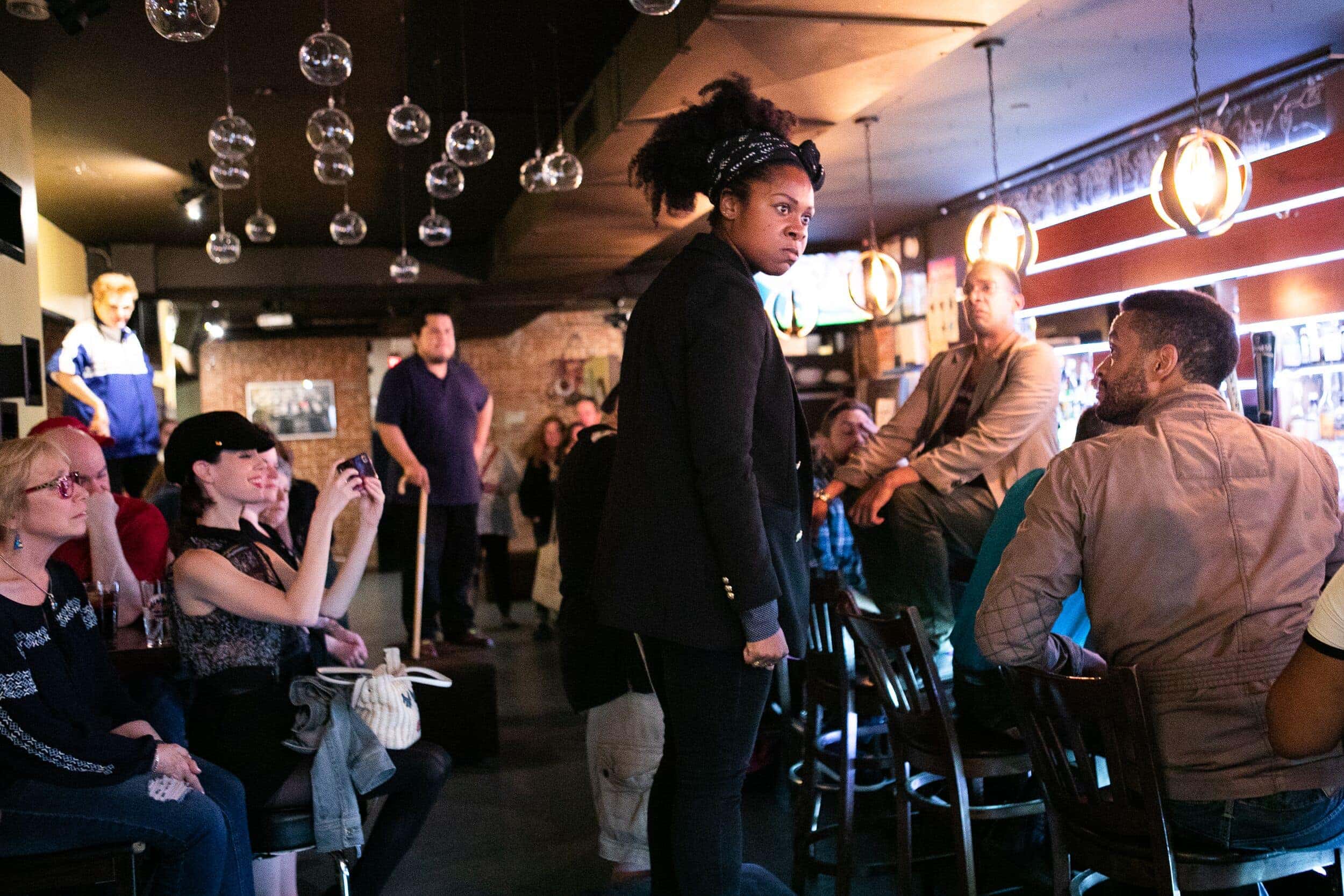 Scene from a previous presentation of ShakesBEER. Photo by Martin Harris.
