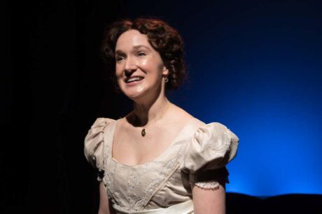 Laura Rocklyn as Elizabeth Bennet in Annapolis Shakespeare Company's production of 'Pride and Prejudice.' Photo by Joshua McKerrow.