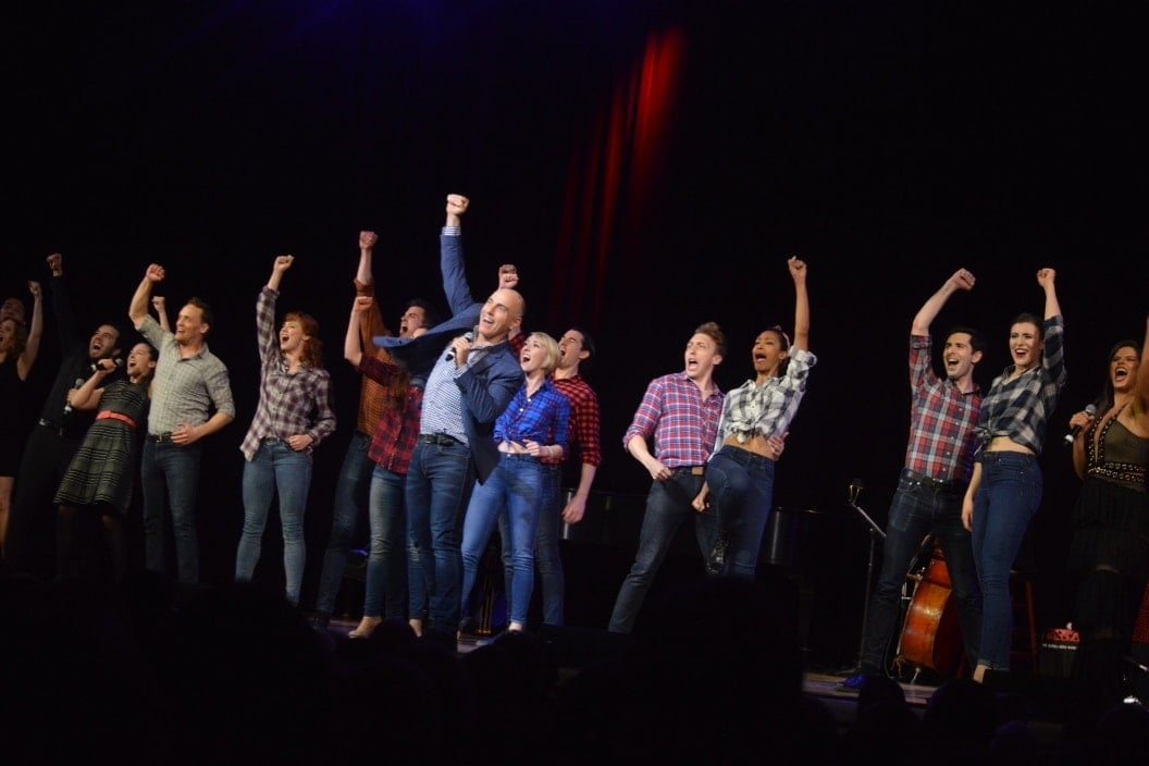 William Michals (center) and company. Photo by Maryann Lopinto.
