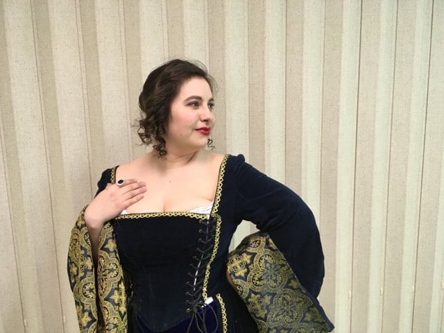 Anastasia Brunk in 'A Comedy of Errors.' Photo courtesy of Britches and Hose. 