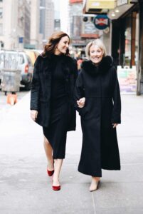 Laura and Linda Benanti. Photo by Alexa Brown. 
