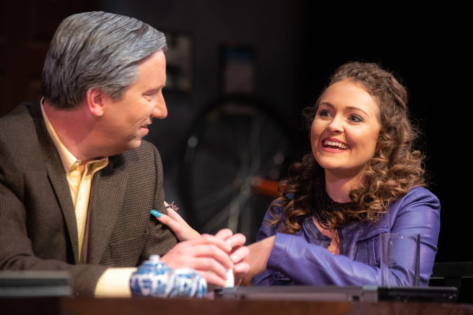 Todd Huse as Richard, Alex Sands as Mandy. Photo by Jennifer Heffner Photography.