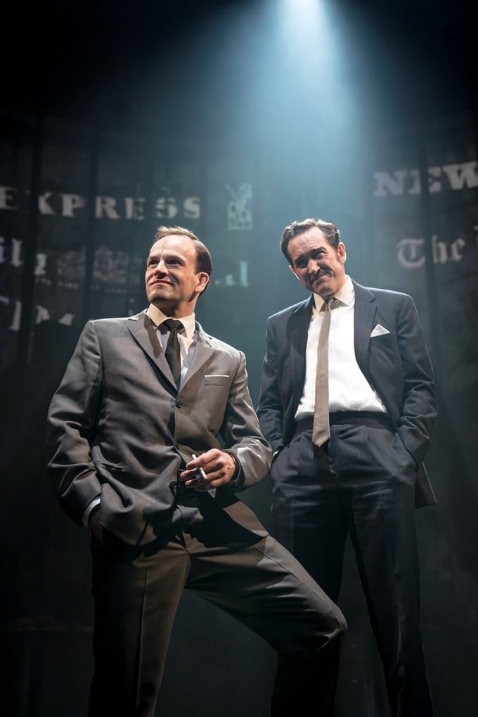 Jonny Lee Miller and Bertie Carvel. Photo by Joan Marcus. 