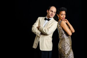 Matt Dallal (Longaville) and Yesenia Iglesias (Maria). Photo by Brittany Diliberto. 