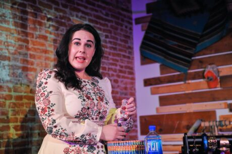 Meredith Garagiola in Theatre Prometheus's production of Jose Casas's '14.' Photo by Patrick Gallagher Landes.