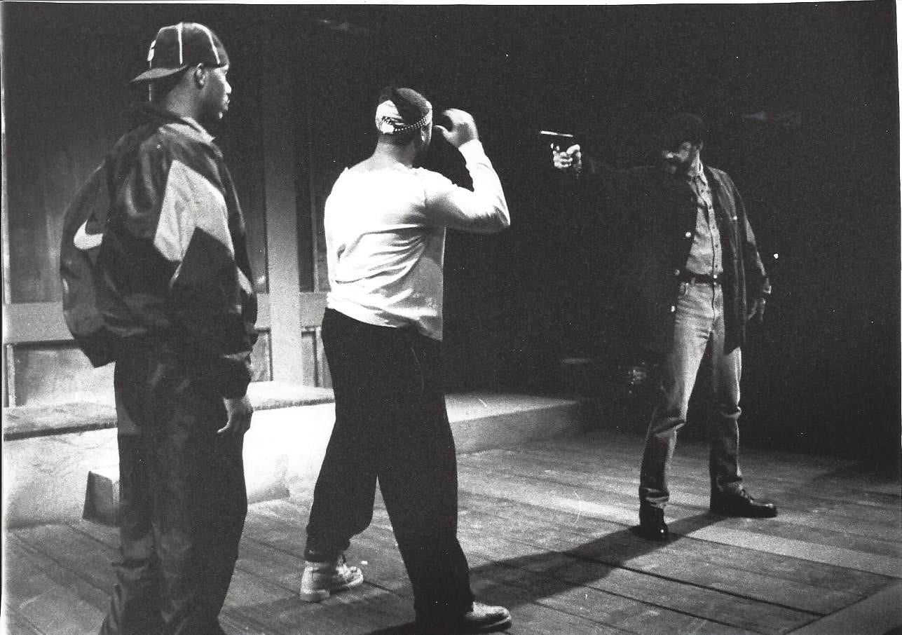 The 1997 production of 'Torn From the Headlines,' written, directed, and produced by Jennifer L. Nelson.