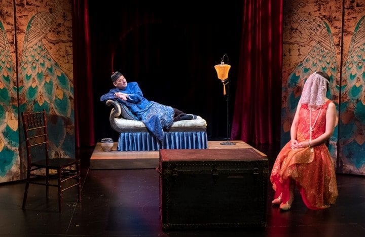 Review: ‘[Veil Widow Conspiracy]’ at New York Theatre Workshop