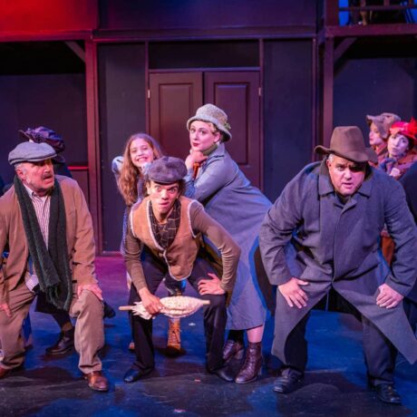 The ensemble in Prince William Little Theatre's production of 'Annie.' Photo by David Harback.