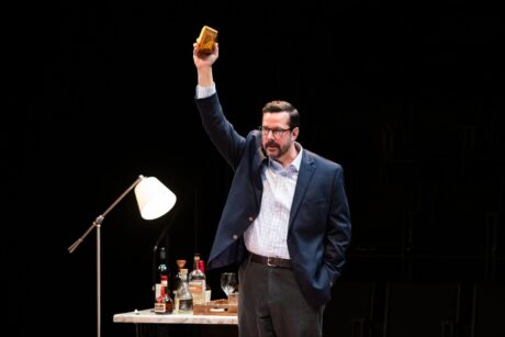 Chris Thorn as John in 'Wrecked' at Contemporary American Theater Festival. Photo by Seth Freeman Photography.