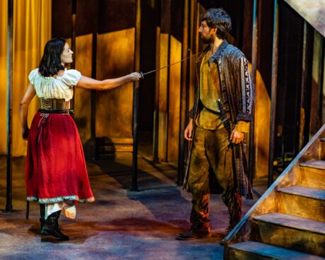 Soraya Padrao and Daniel Alonso de Santos in ‘Life is a Dream’ at GALA Hispanic Theatre. Photo by Stan Weinstein.